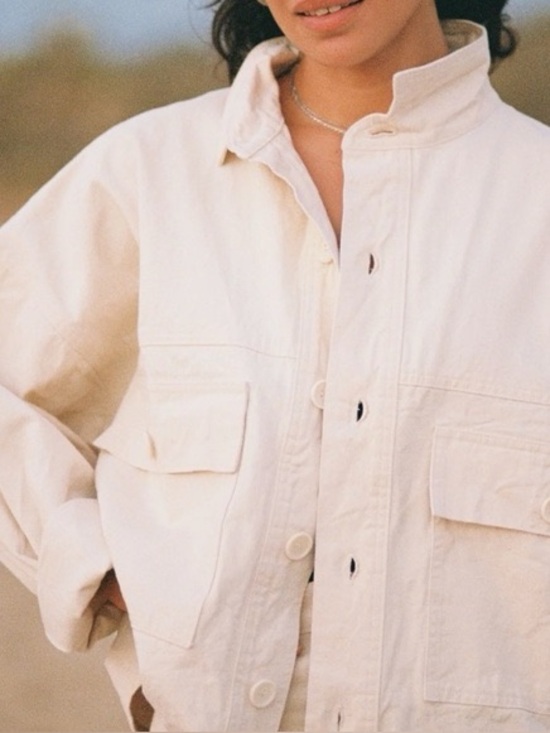 OZMA Jackets & Blazers - Ozma Parke Jacket in Putty
